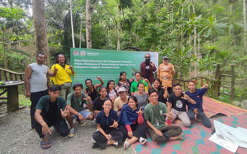 Story Telling, Caption Writing, and Short Tourism Promotion Article Training for Ecotourism Actors in Gunung Leuser National Park, Langkat Regency, North Sumatra